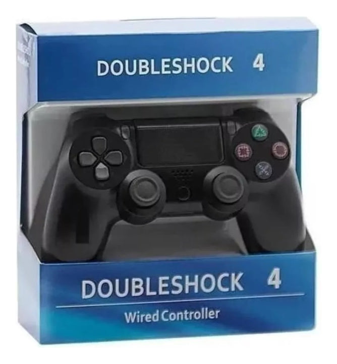 Controle FCA Compatível Com Ps4 Joystick Manete Ps4 Pc Cor Preto - Alfashop
