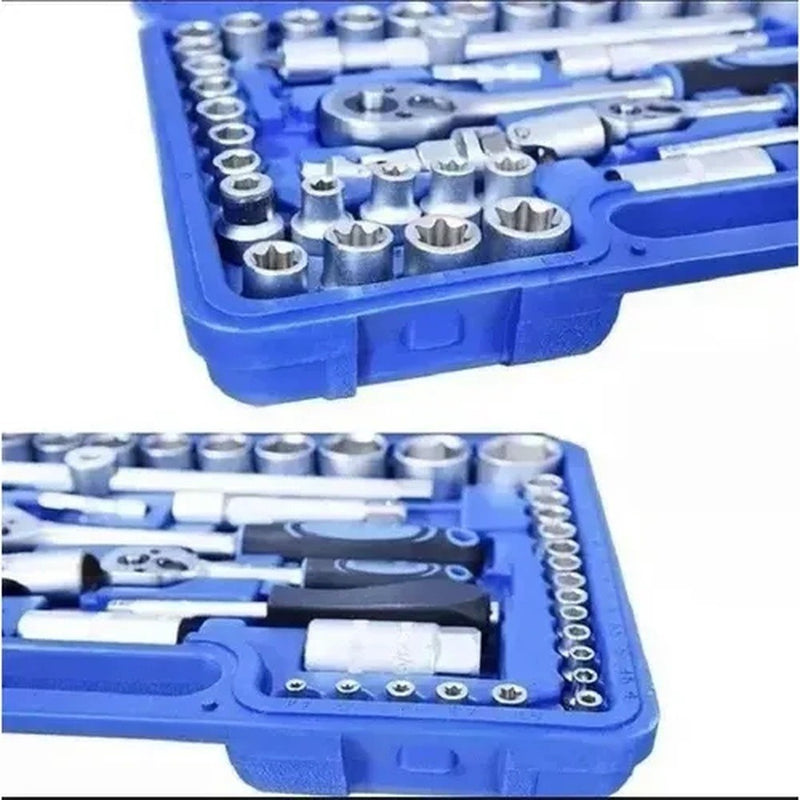 Kit Ferramentas Chave Soquetes Sextavados 108pcs Promoçao!!! - Alfashop