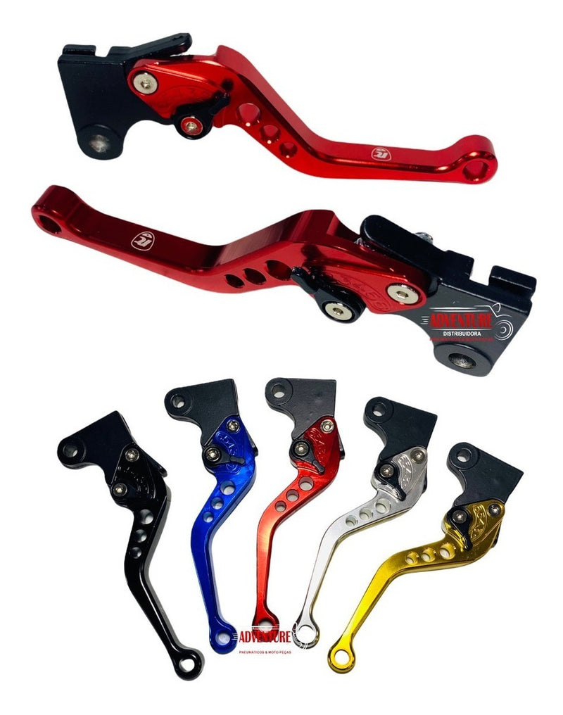 Manete Esportivo Titan 150 Cg 125 Fan Ks Es Job Freio Lona - Alfashop