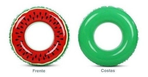 Boia Piscina Praia Inflável Cintura Melancia 80cm Redonda - Alfashop