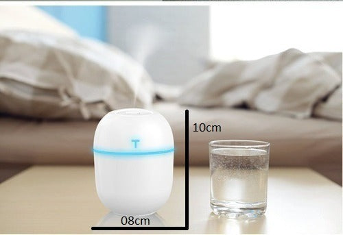 Mini Umidificador De Ar Ultrassônico Usb Portátil 250ml - Alfashop