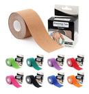 5x Fita Bandagem Elástica Adesiva Kinesio Tape Dor Muscular - Alfashop