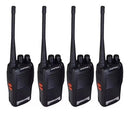 Kit 4 Radios Comunicador Baofeng 777s 16canais Profissional O Melhor Bandas de freqüência 400-470MHz Cor Preto - Alfashop