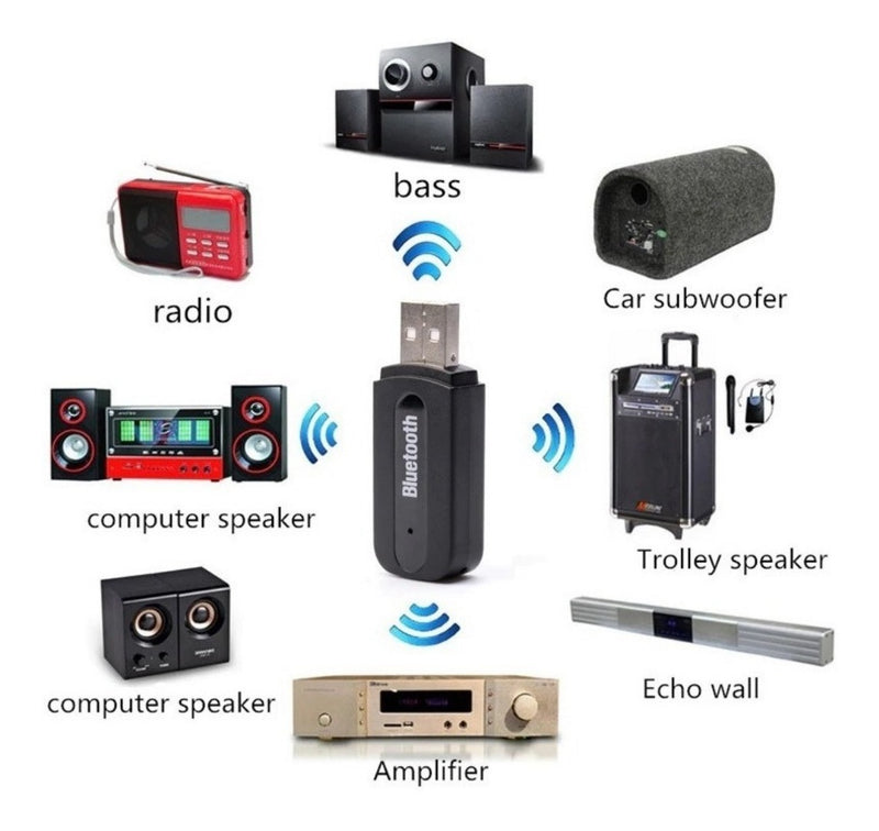 Aparelho Bluetooth Ouvir Musica Celular Radio Antigo Carro - Alfashop