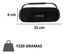 Caixa De Som Bluetooth Alfa Gold 60w Com Proteção Ipx6 Cor Preto 110V/220V - Alfashop