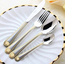 Talheres 84 Peças Conjunto De Mesa Aço Inoxidável - Alfashop