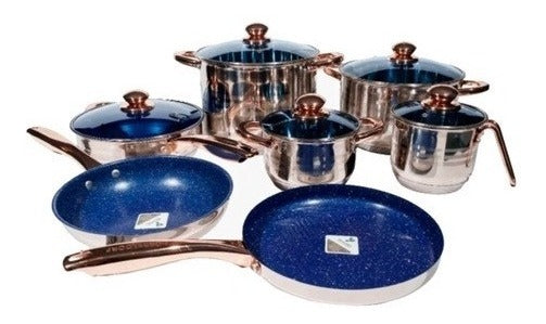 Jogo De Panelas Aço Cirúrgico 23 Pçs Importadas Antiaderente - Alfashop