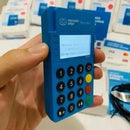 10 Maquininha De Cartões Débito Crédito Point Mini Blue Nfc - Alfashop