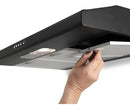 Depurador Slim 80cm Preto Suggar 3 Velocidades | Alfashop