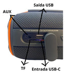 Caixinha De Som Tws Sem Fio Estéreo Bluetooth 20w Potente - Alfashop