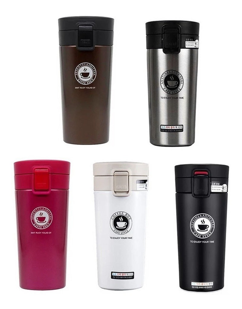 Copo Térmico Aço Inox Infusor Garrafa Caneca Vácuo Café Chá - Alfashop