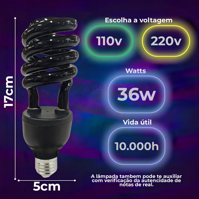 Lampada Globo Colorida + Lâmpada Luz Neon Iluminacao Balada 110v - Alfashop