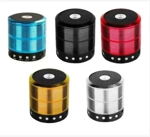 Alto-falante Mini Speaker Ws-887 Com Bluetooth Preto - Alfashop