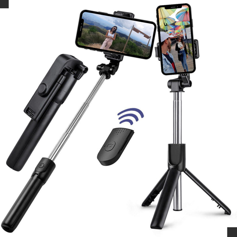 tripé pau de selfie com controle bluetooth - Alfashop
