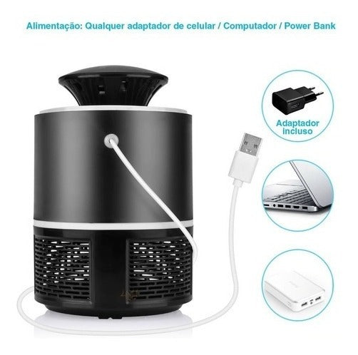 Aparelho De Matar Mosquito Mosca Inseto Pernilongo Eletrico - Alfashop