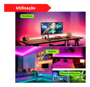 Fita Led Rgb 5050 5m A Prova D Água + Fonte Alimentação - Alfashop