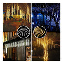 Cascata Bastão Led Natal Snowfall 8 Tubos Chuva Meteoro Cor Cor das luzes Branco quente 110V/220V - Alfashop