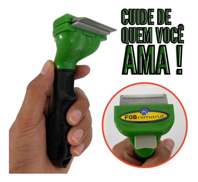 Rasqueadeira Fobnimarut Cães Pelo Curto Escova  Pequena - Alfashop