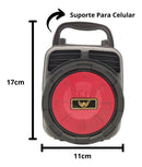 Caixinha De Som Com Bluetooth, Pen Drive, Radio Fm Portátil - Alfashop