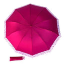 Sombrinha Grande 10 Varetas Poa Cabe Na Bolsa Cor Azul - Alfashop