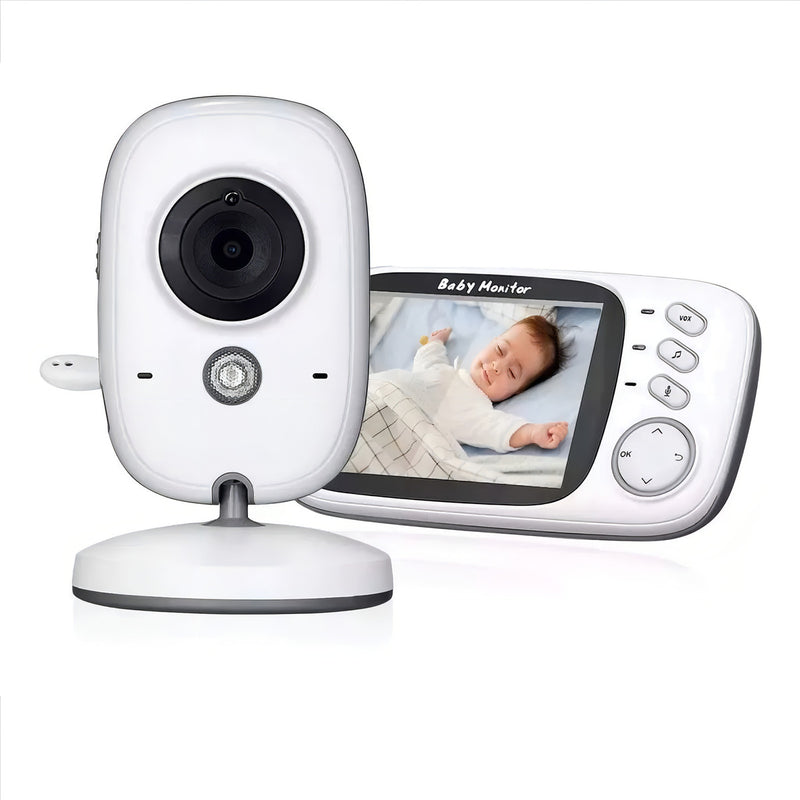 Baby Monitor Scb43 Baba Eletrônica Com Monitor 110v/220v Cor Branco - Alfashop
