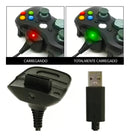 Kit 2 Baterias Recarregável COMPATÍVEL Xbox 360 + Cabo Substitua Pilhas Voltagem de entrada 12V - Alfashop