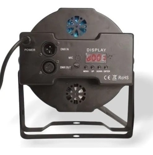 Kit 4 Canhão Refletor 18 Led Dmx Display Digital - Alfashop