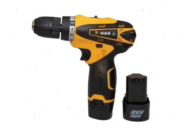 Parafusadeira Furadeira Dusseldorf A Bateria 26v 2 Bateria - Alfashop