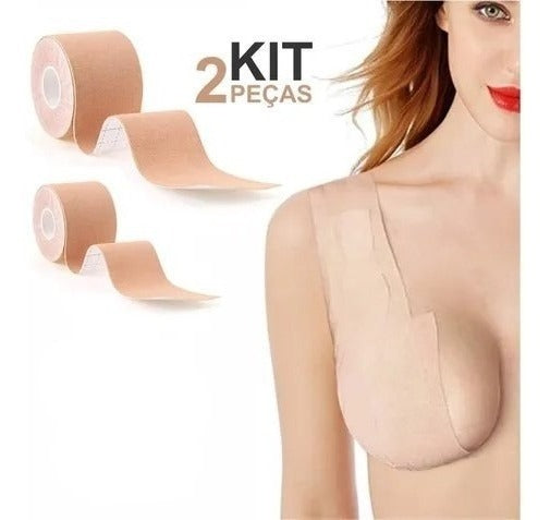 Kit 2 Sutiã Adesivo Levanta Peito Seios Fita Boob Up - Alfashop