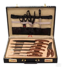 Kit Churrasco Cozinha Gril Chef 25 Peças Em Aço Inox Cutel - Alfashop