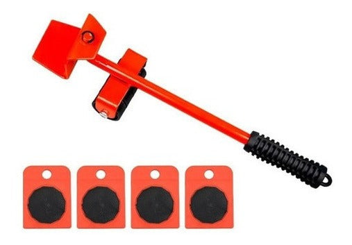 Kit 5 Movedor Rodinhas Para Mudança De Móveis Grandes - Alfashop