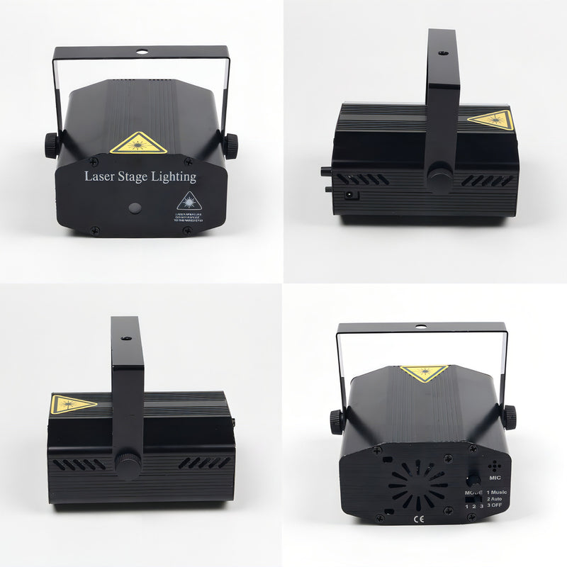 Mini Lazer Projetor Holografico Festa Luz Led Profissional 110V/220V - Alfashop