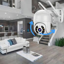 Câmera Externa Wi-Fi Smart Camera ABQ-A8 Ip Prova D'água Infravermelho HD Cor Branco Sem cartão - Alfashop