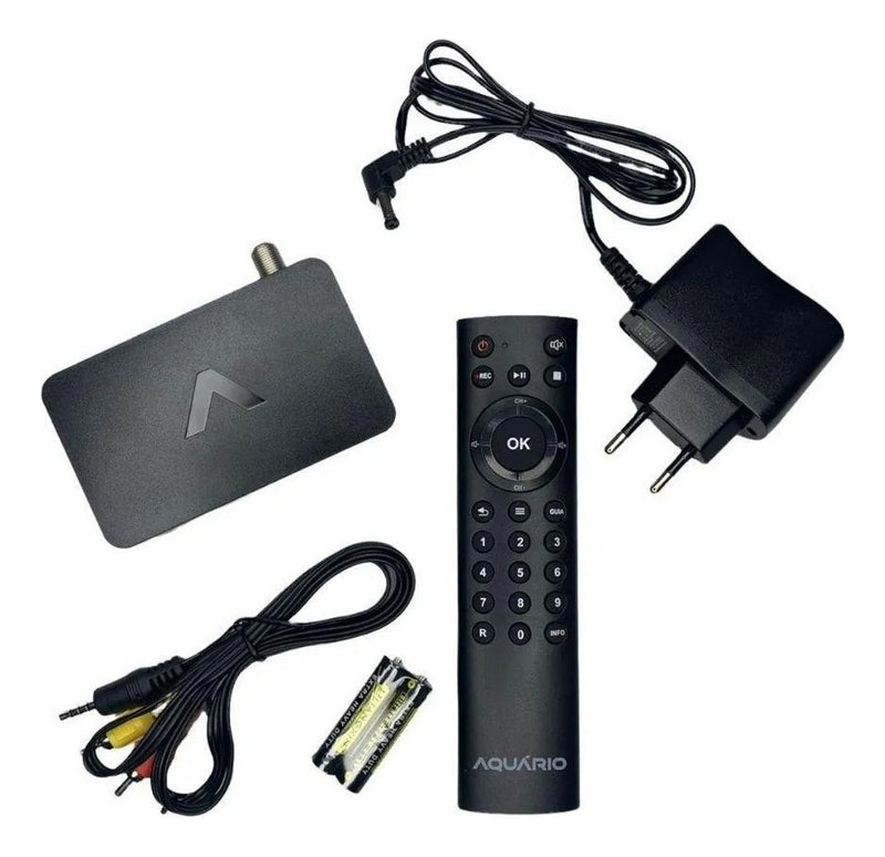 Aquário Conversor e Gravador Digital Full HD DTV-9000 - Alfashop