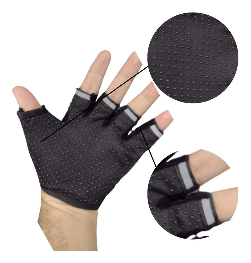 Luva Curta Para Bike Ciclista Fox Refletivaresistente Barato - Alfashop