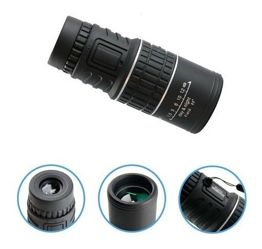 Monóculo 8km Profissional 30 X 52 Tático Luneta C/ Nitidez - Alfashop