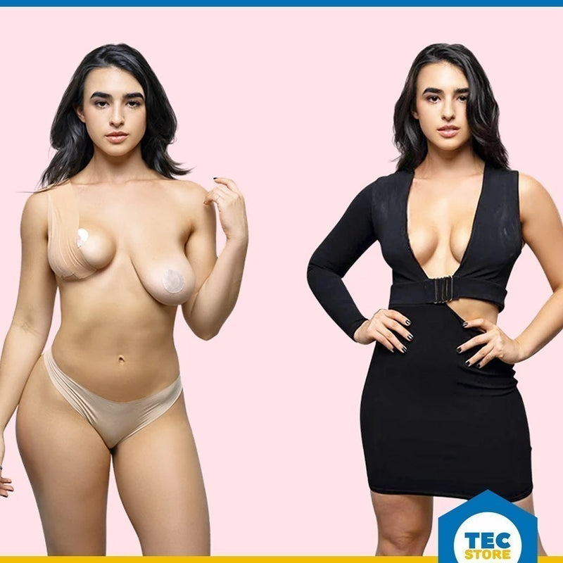 Kit 2 Sutiã Adesivo Levanta Peito Seios Fita Boob Up - Alfashop