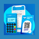 10 Maquininha De Cartões Débito Crédito Point Mini Blue Nfc - Alfashop