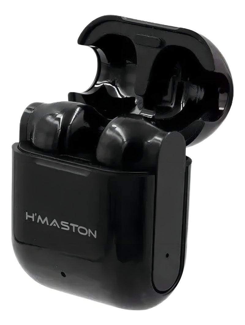Fone De Ouvido Bluetooth Estéreo Rs11 - H´maston C Cor Preto Luz Cinza - Alfashop