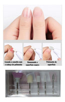 Lixa Elétrica Unha Cutícula A Pilha Sem Fio Manicure Lacrado - Alfashop