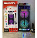 Super Torre De Som 65cm De Altura 3.000w Pmpo Microfone - Alfashop