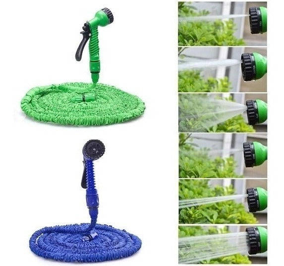 Mangueira Expande Automaticamente C/ Pistola Esguicho 15m - Alfashop