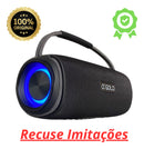 Caixa De Som 60w Grave Potente Bass Boost Sem Fio Portátil - Alfashop