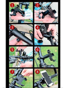 Suporte Celular iPhone Moto Bike Giratorio 360 Em Aluminio - Alfashop