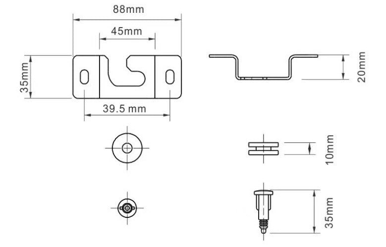 Suporte Fixo Tv Parede Para Tv 13 À 70 Polegadas Lcd-800 786 Cor Preto - Alfashop