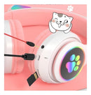 Fone De Ouvido Over-ear Gamer Sem Fio Luuk Young Lt30 Rosa C - Alfashop