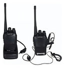 Kit 4 Radios Comunicador Baofeng 777s 16canais Profissional O Melhor Bandas de freqüência 400-470MHz Cor Preto - Alfashop