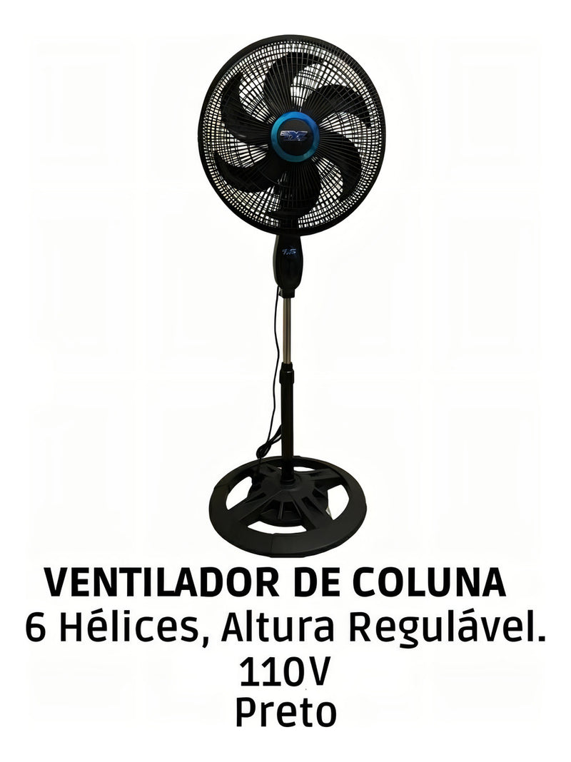 Ventilador Vertical De Alta Velocidade Tensão 110v TYF FS1608 - Alfashop