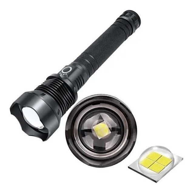 Lanterna Tática Holofote BMax Tocha Led P90 Muito Forte Preto Cor da luz Branco - Alfashop