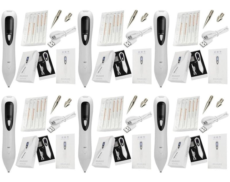 10 Caneta Despigmentadora Jato Plasma Mancha Verruga Sarda - Alfashop